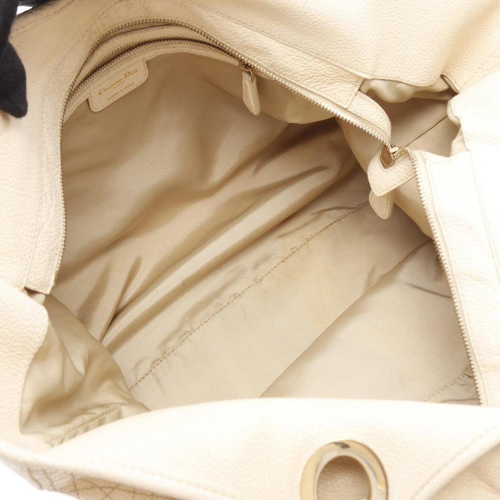 Christian Dior Cannage Leather Tote Bag