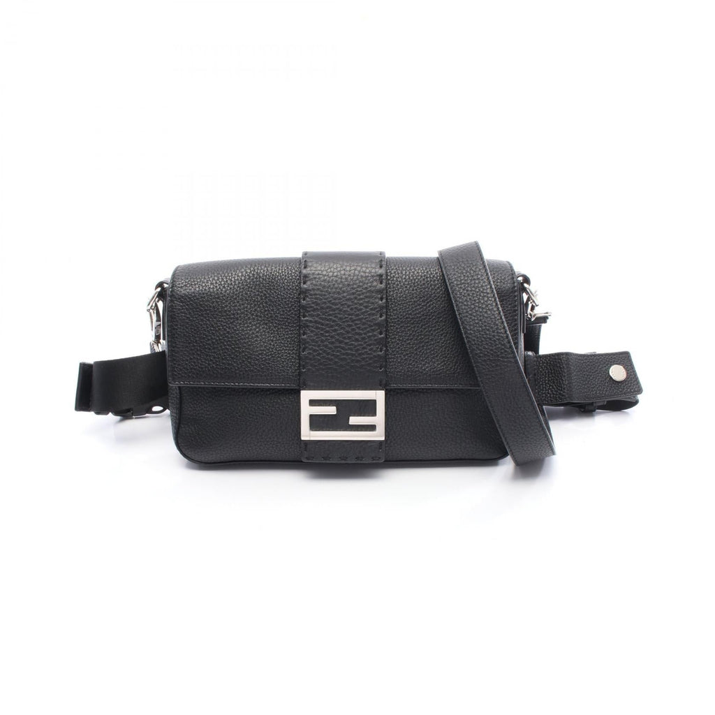 Fendi Mamma Baguette Leather Waist Bag