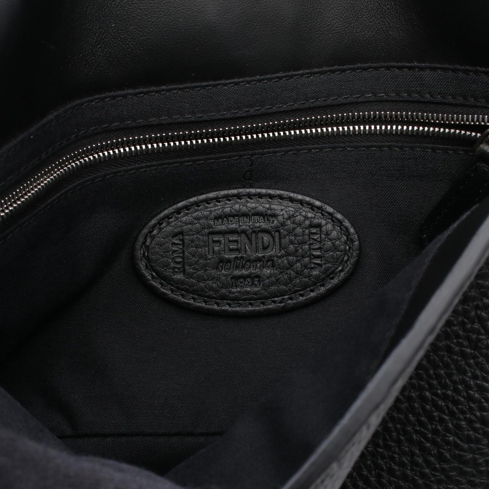Fendi Mamma Baguette Leather Waist Bag