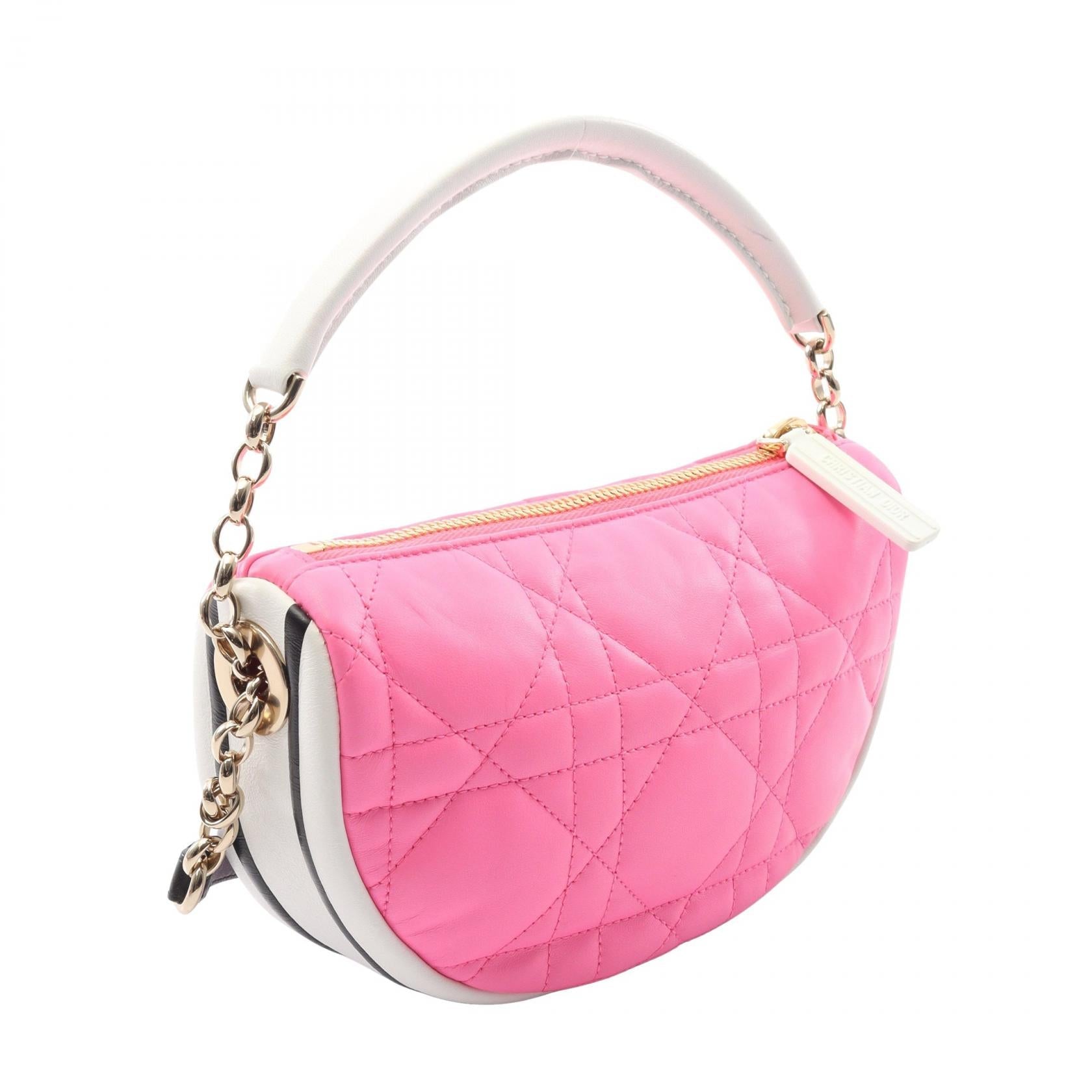 Dior VIBE Small Hobo Cannage Leather Shoulder Bag