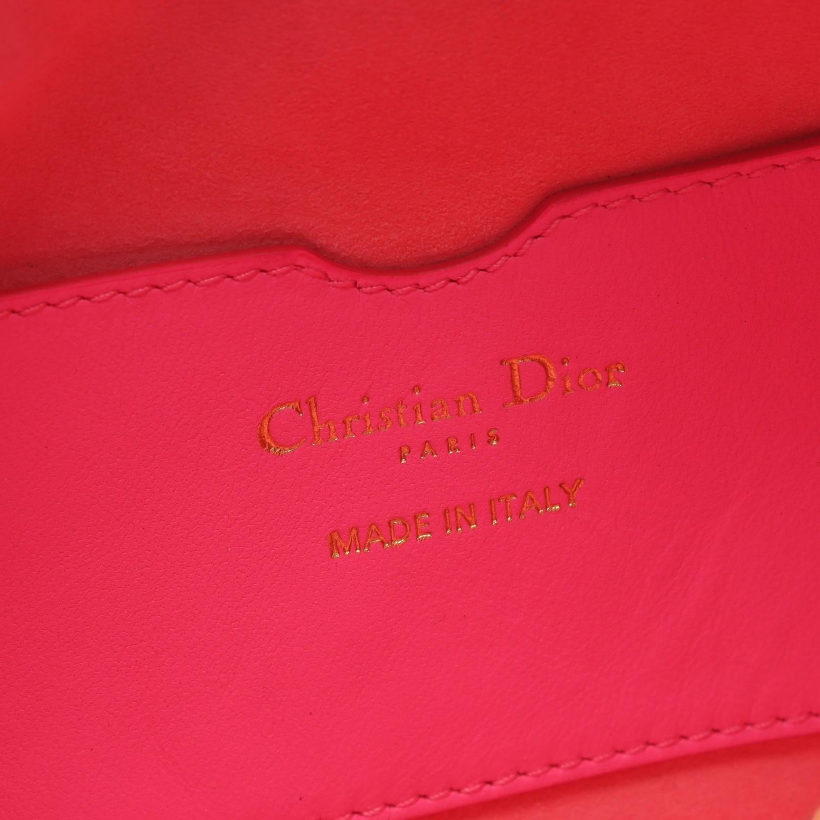 Dior VIBE Small Hobo Cannage Leather Shoulder Bag