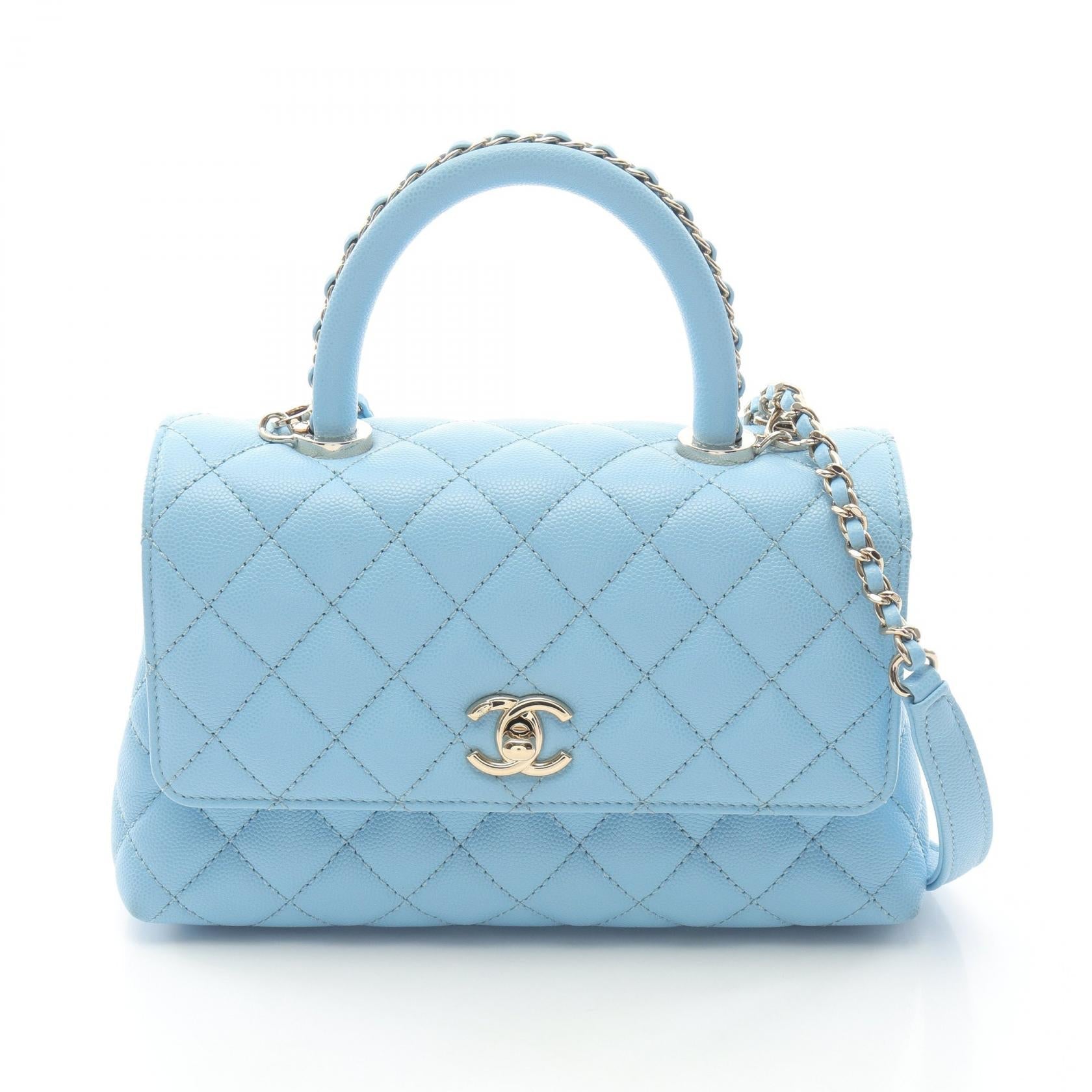 Chanel Coco Handle Flap Calf Handbag