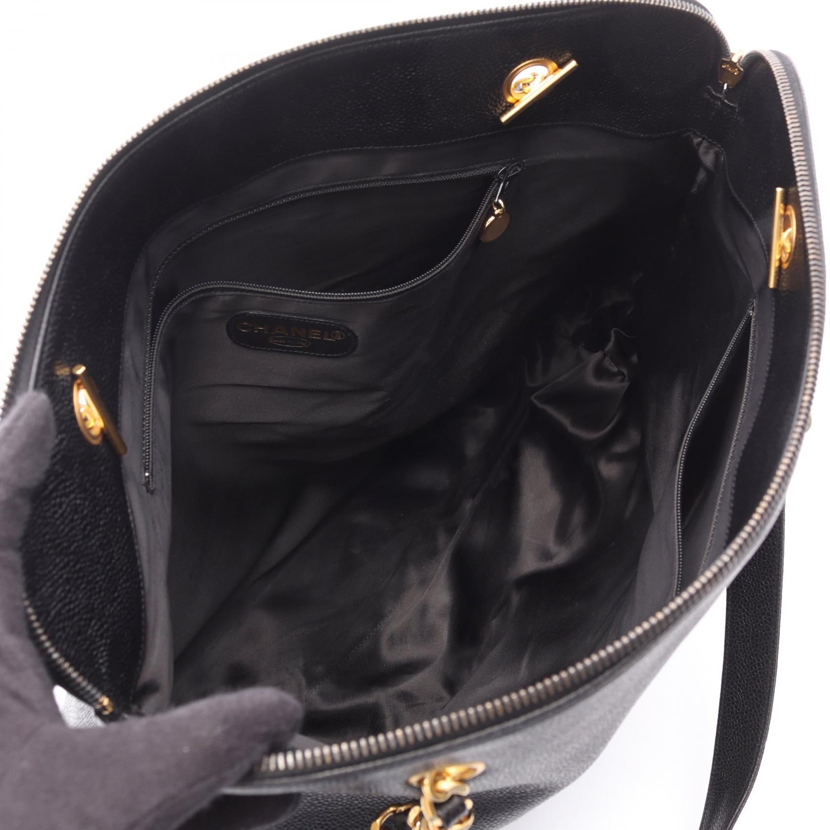 Chanel Deauville Calfskin Tote Bag
