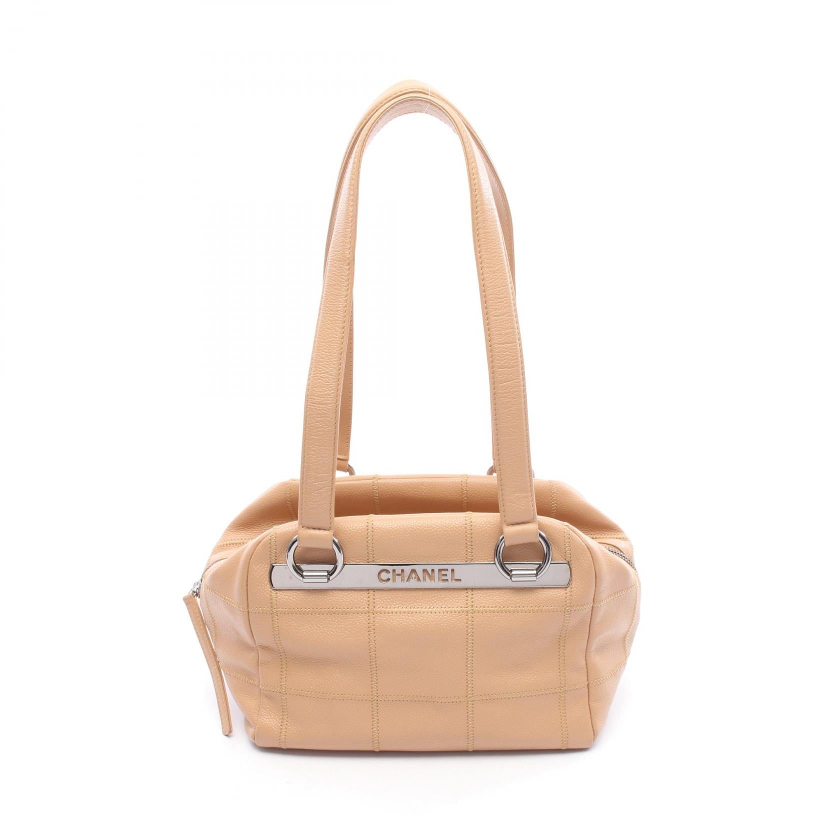 Chanel Choco Bar Calf Shoulder Bag