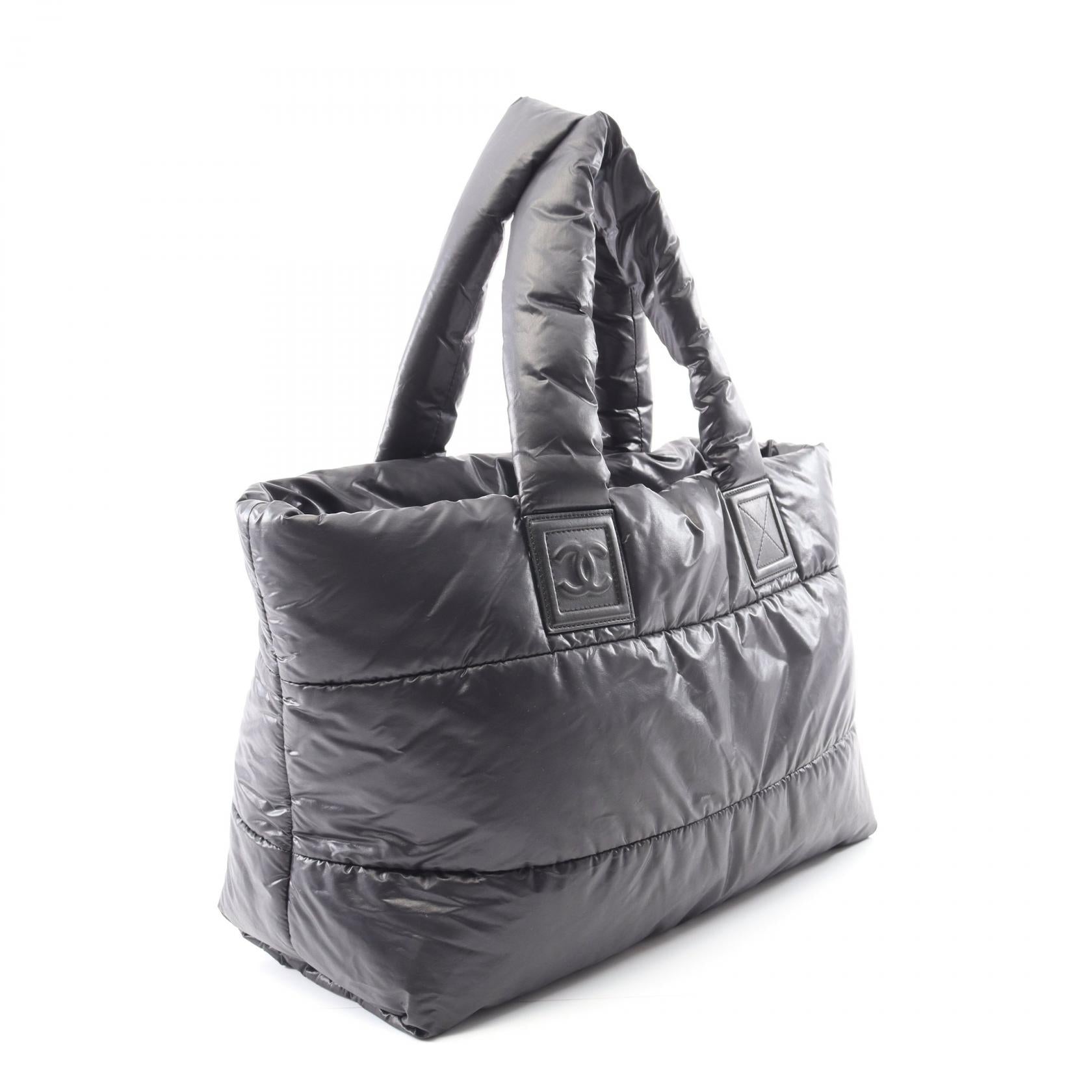 Chanel Coco Cocoon Nylon Leather Tote Bag