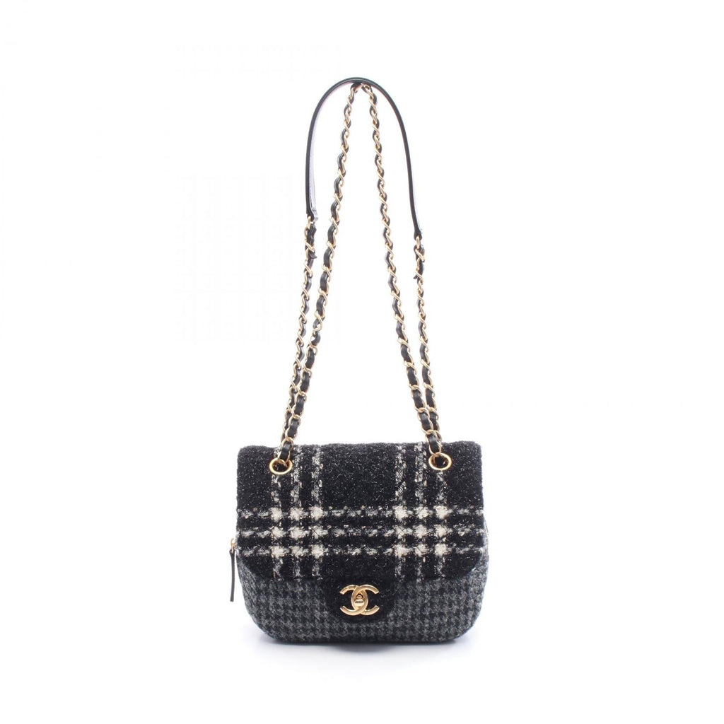 Chanel Matelassé Fabric Wool Shoulder Bag