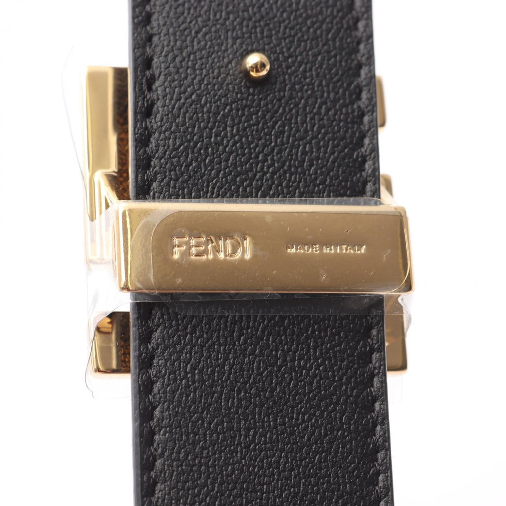 Fendi FF Logo Leather Belt