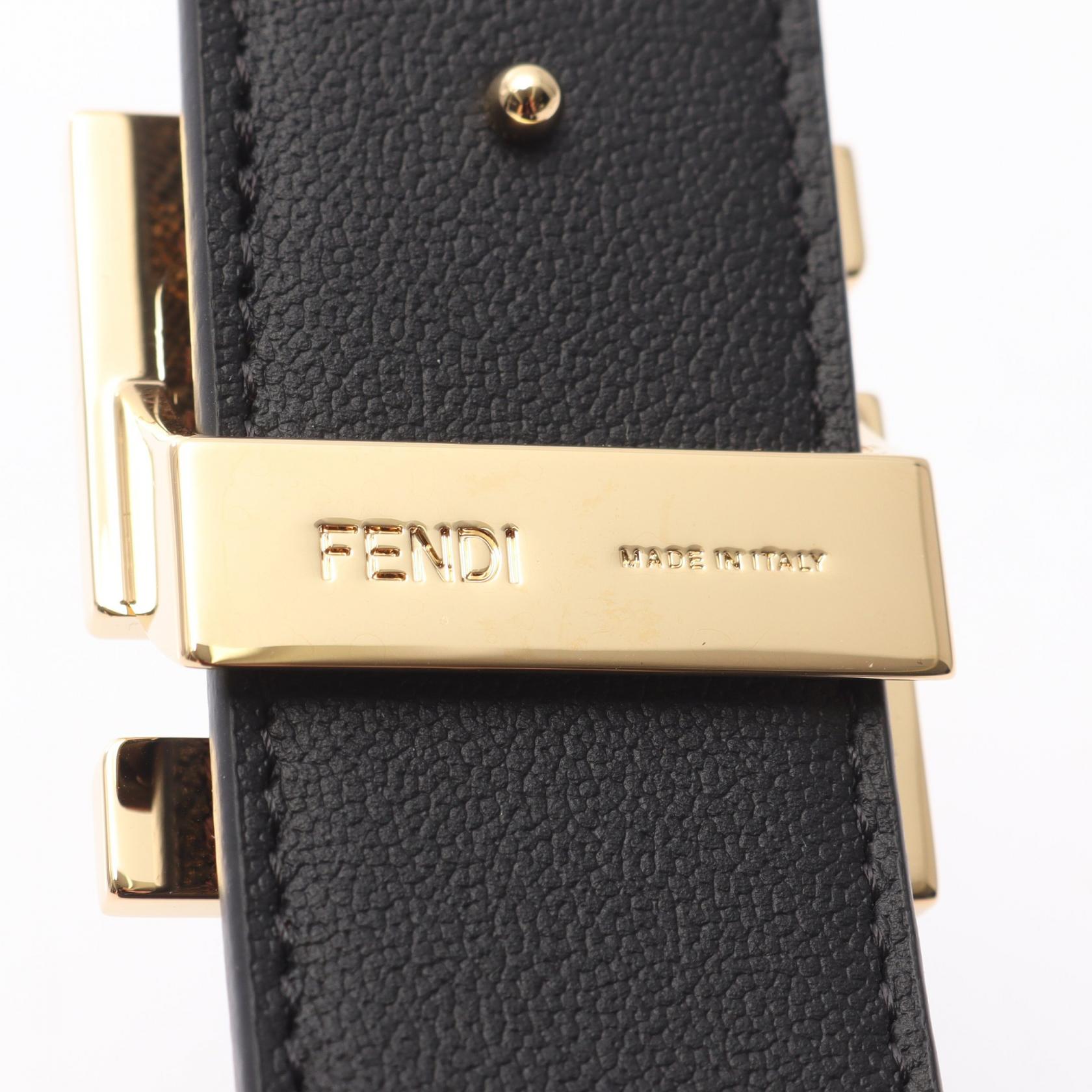 Fendi FF Square Leather Belt