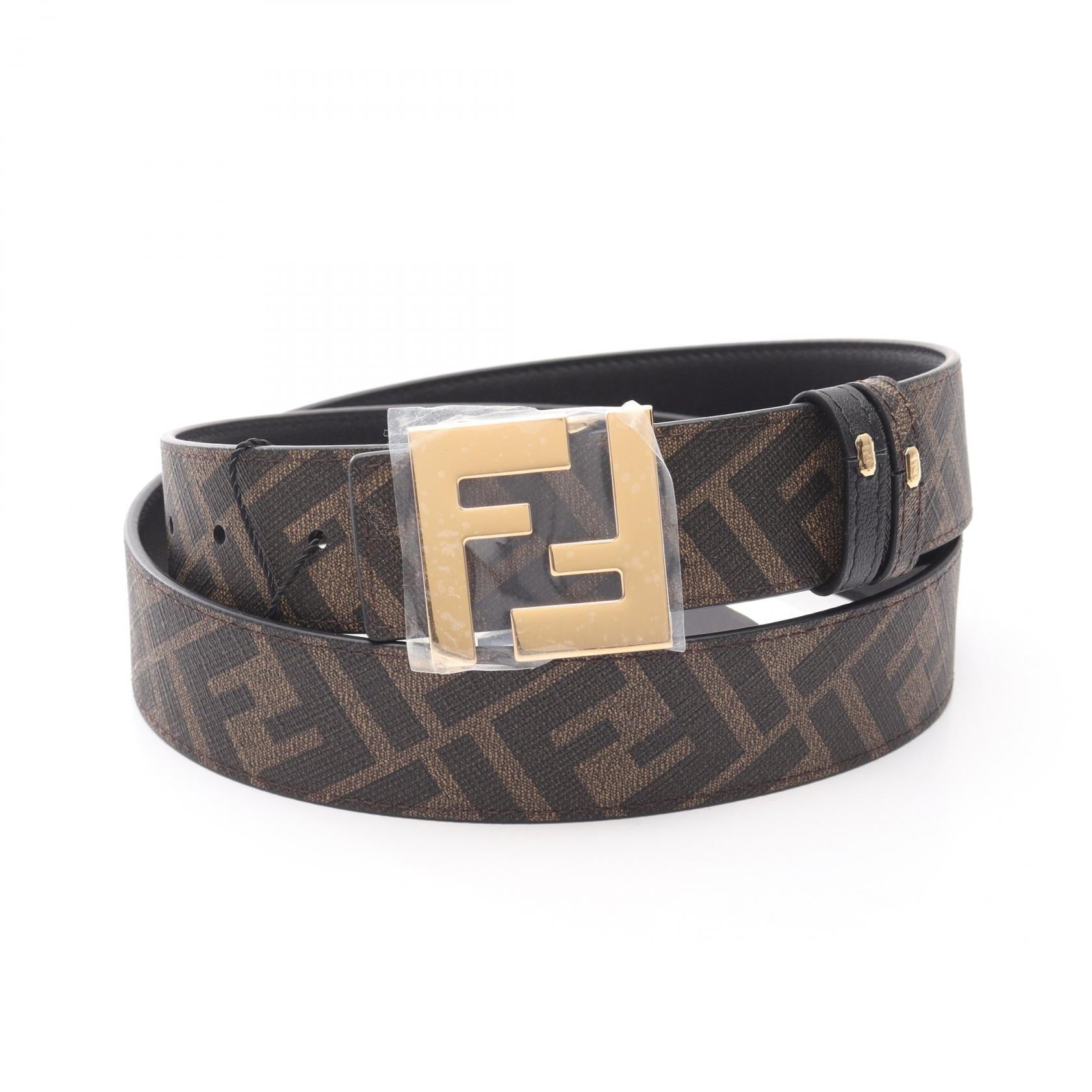 Fendi FF Logo Leather Belt