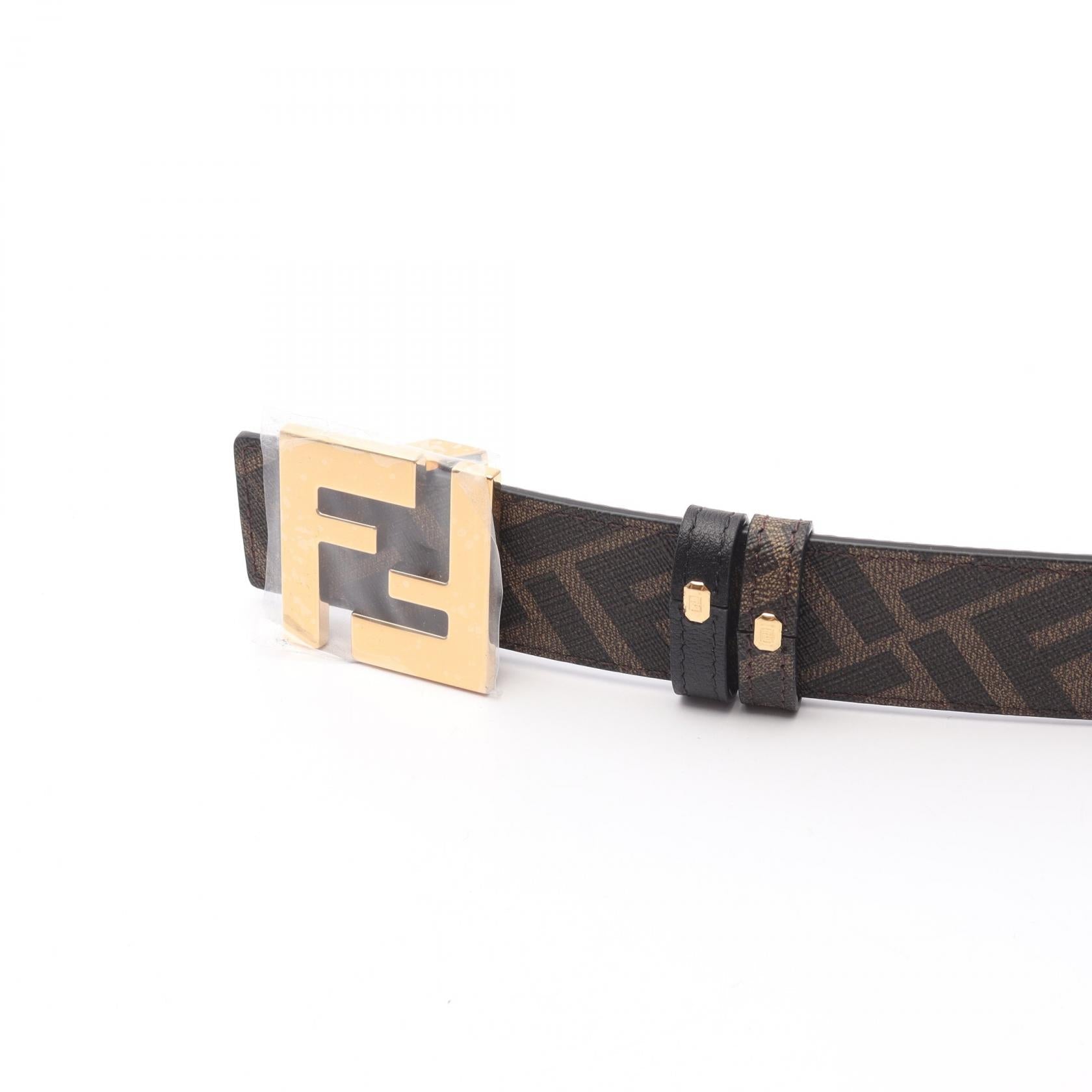Fendi FF Logo Leather Belt