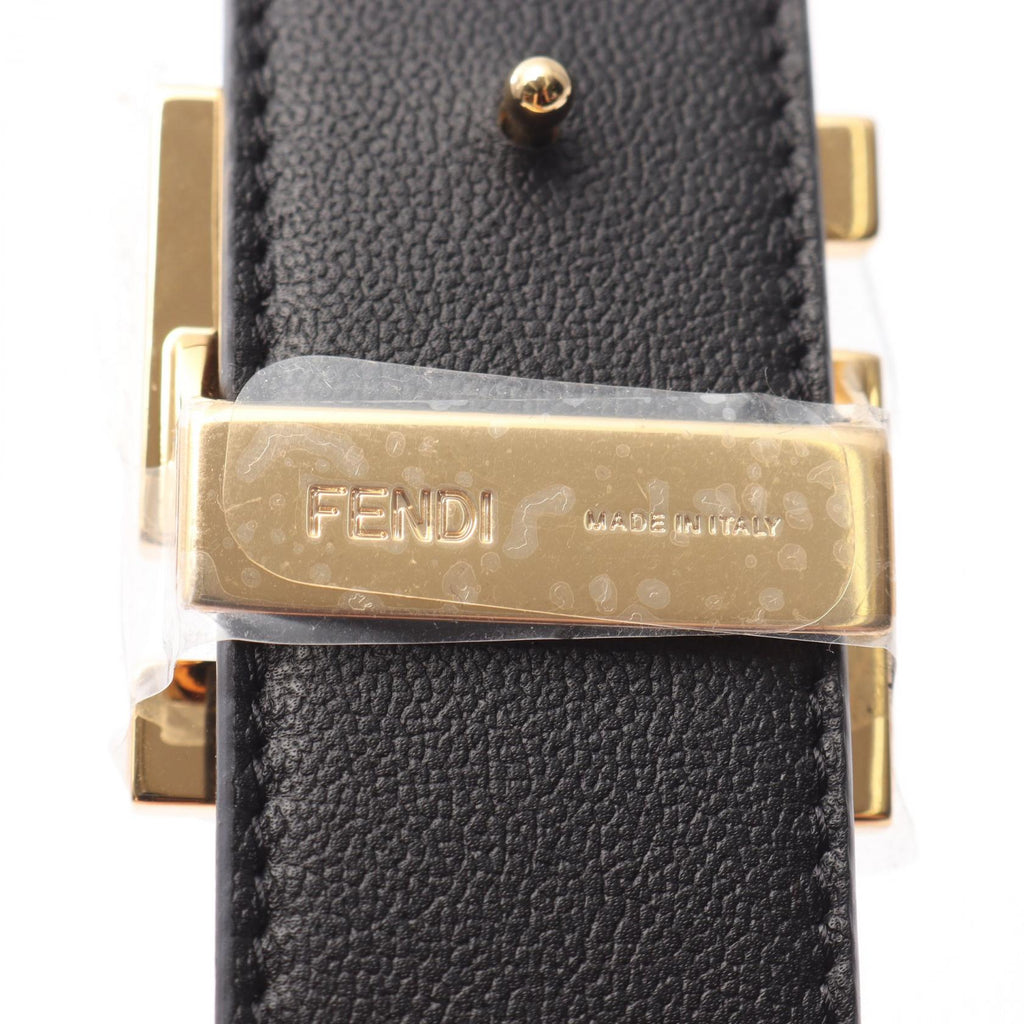 Fendi FF Logo Leather Belt