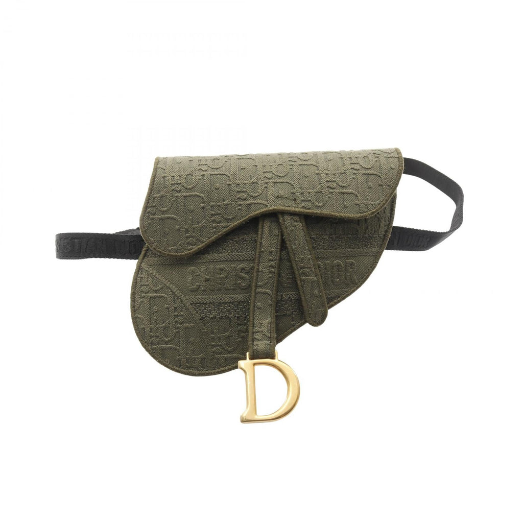 Dior SADDLE Oblique Canvas Waist Bag