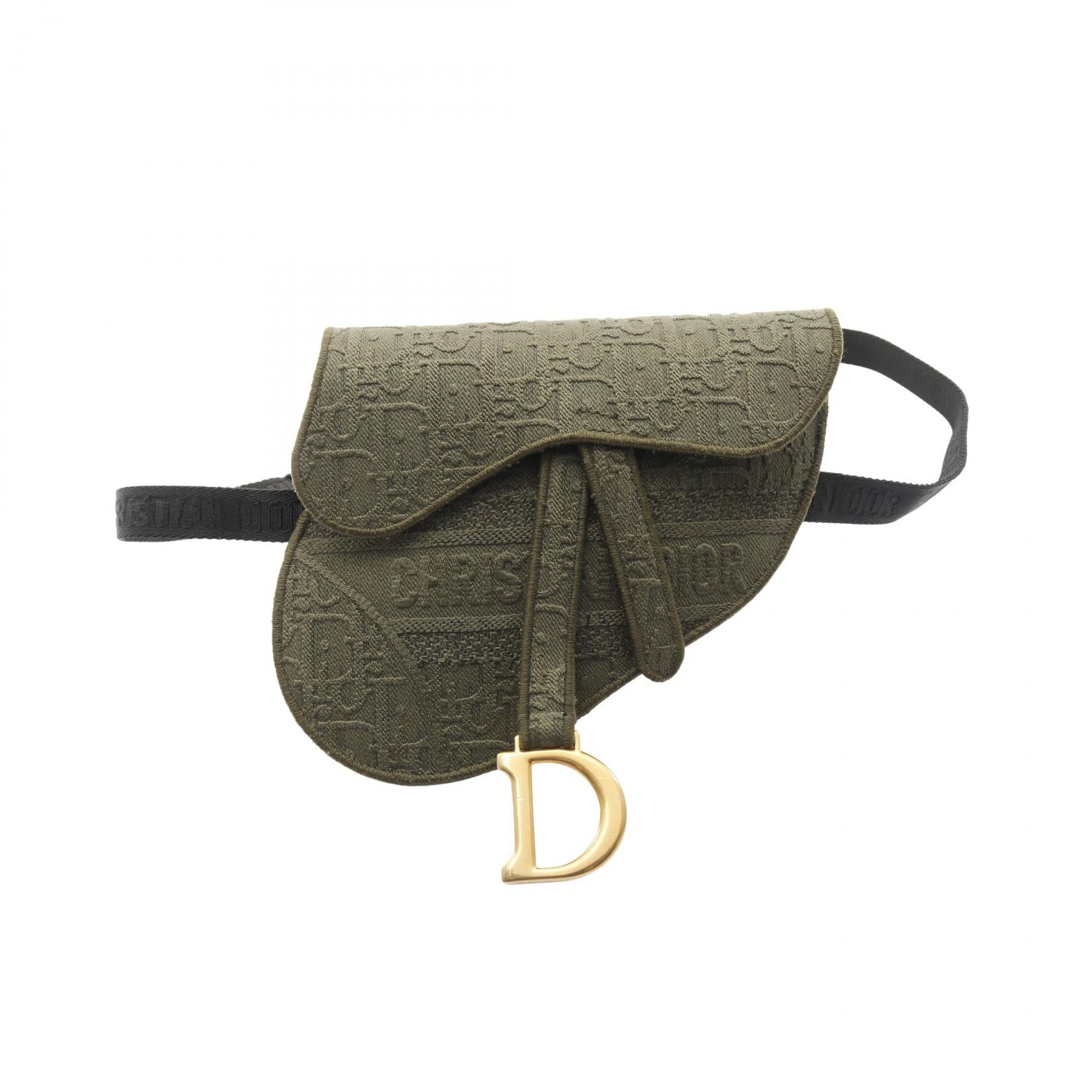 Dior SADDLE Oblique Canvas Waist Bag