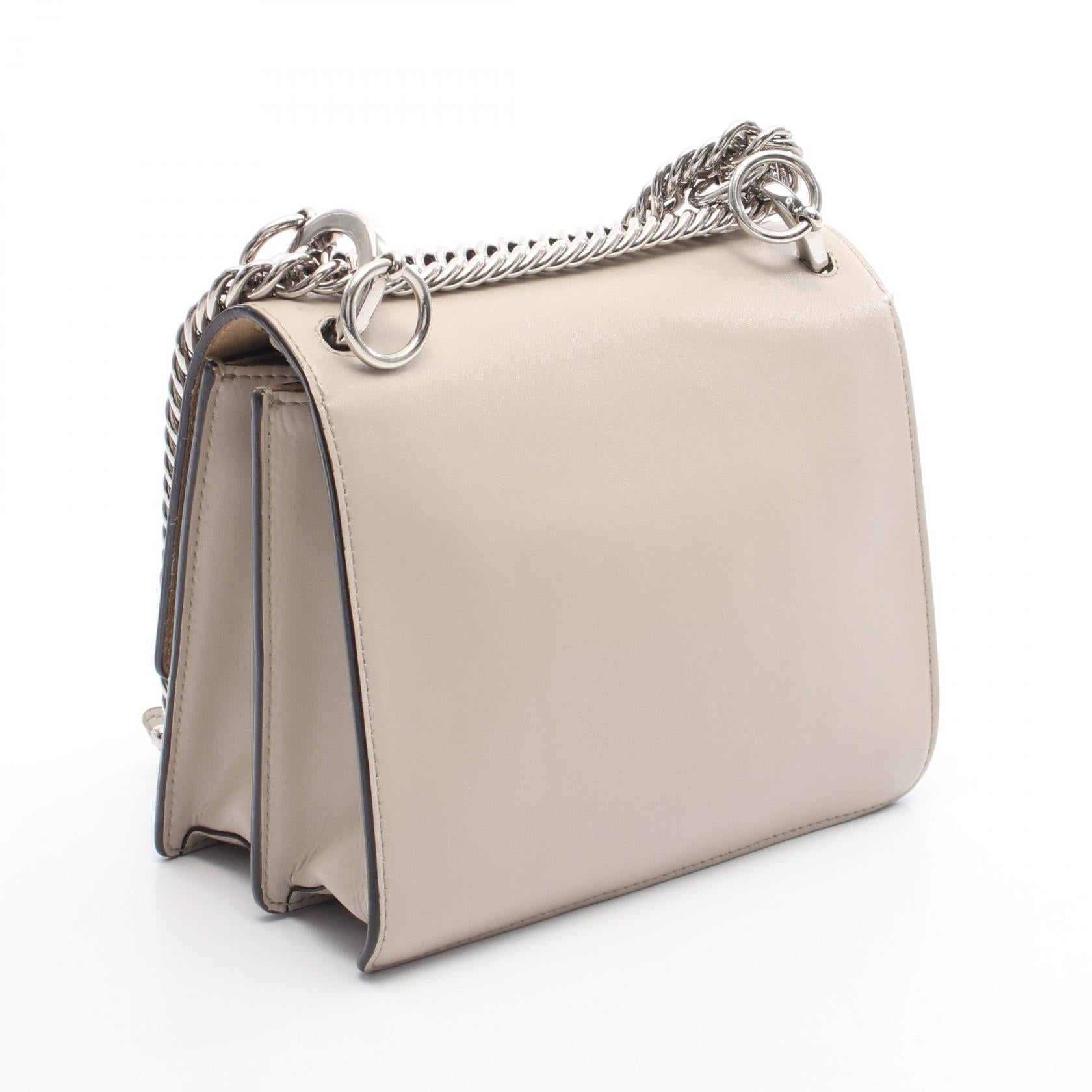 Fendi MINI KAN I Leather Shoulder Bag