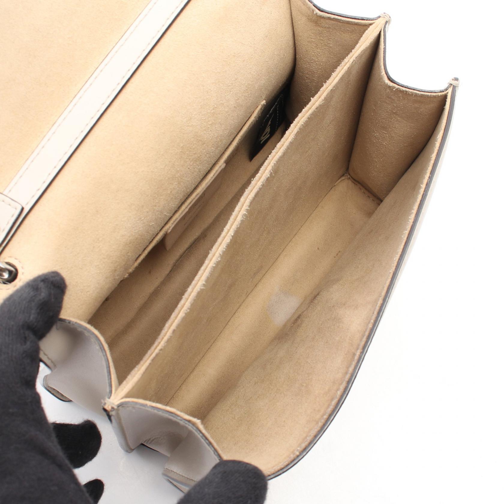 Fendi MINI KAN I Leather Shoulder Bag