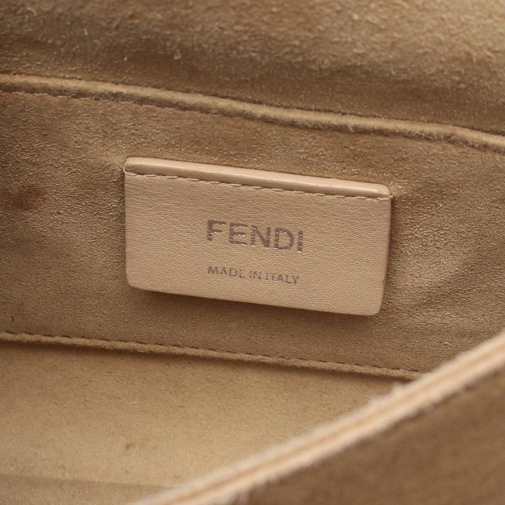 Fendi MINI KAN I Leather Shoulder Bag