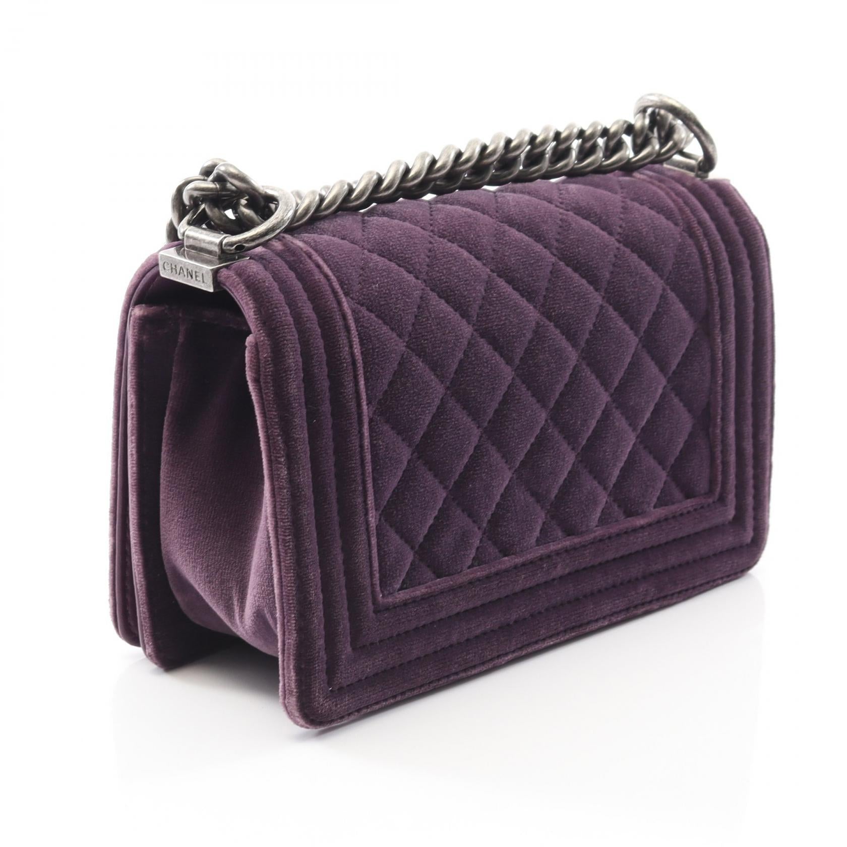 Chanel Boy Chanel Fabric Leather Shoulder Bag