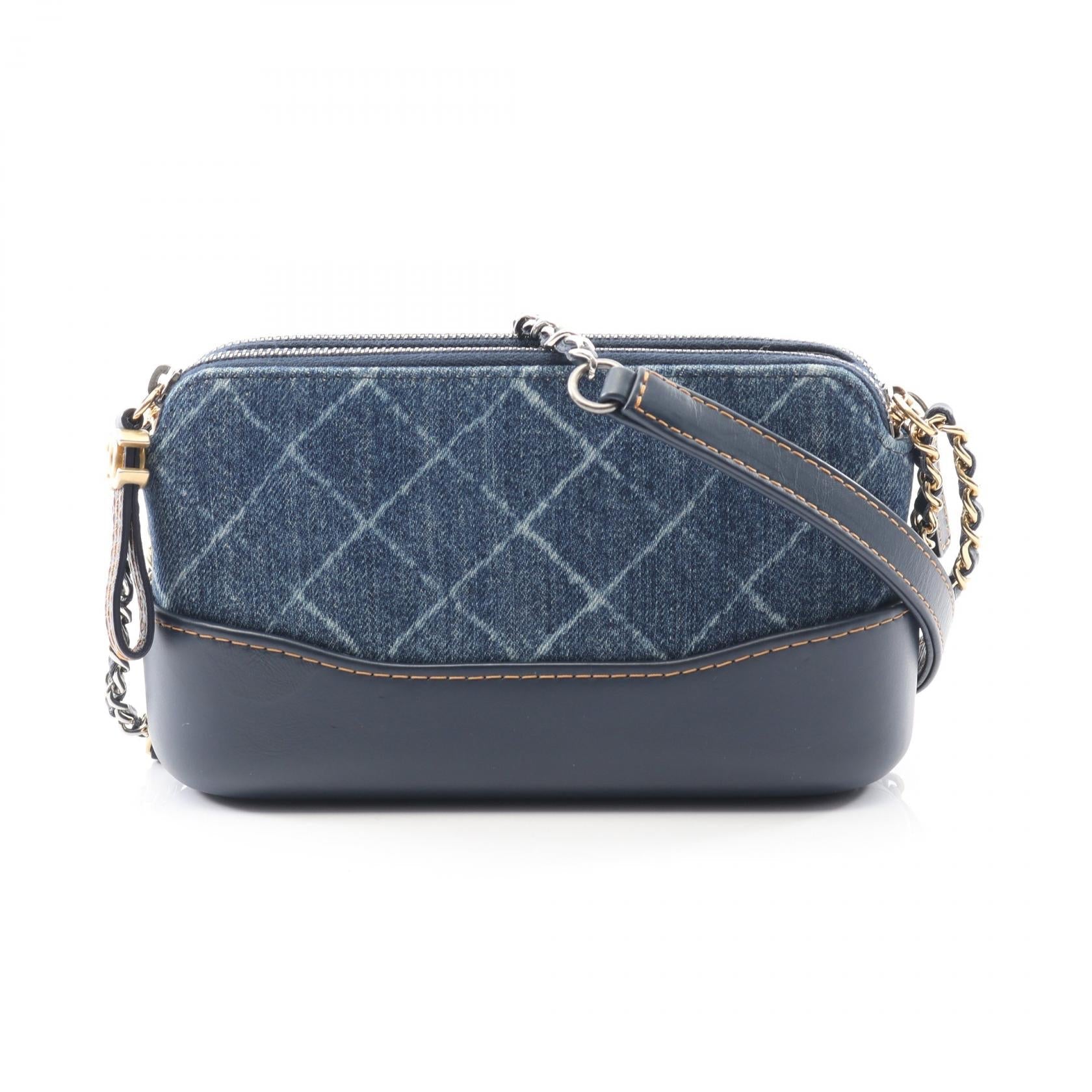 Chanel Gabrielle Denim Leather Shoulder Bag