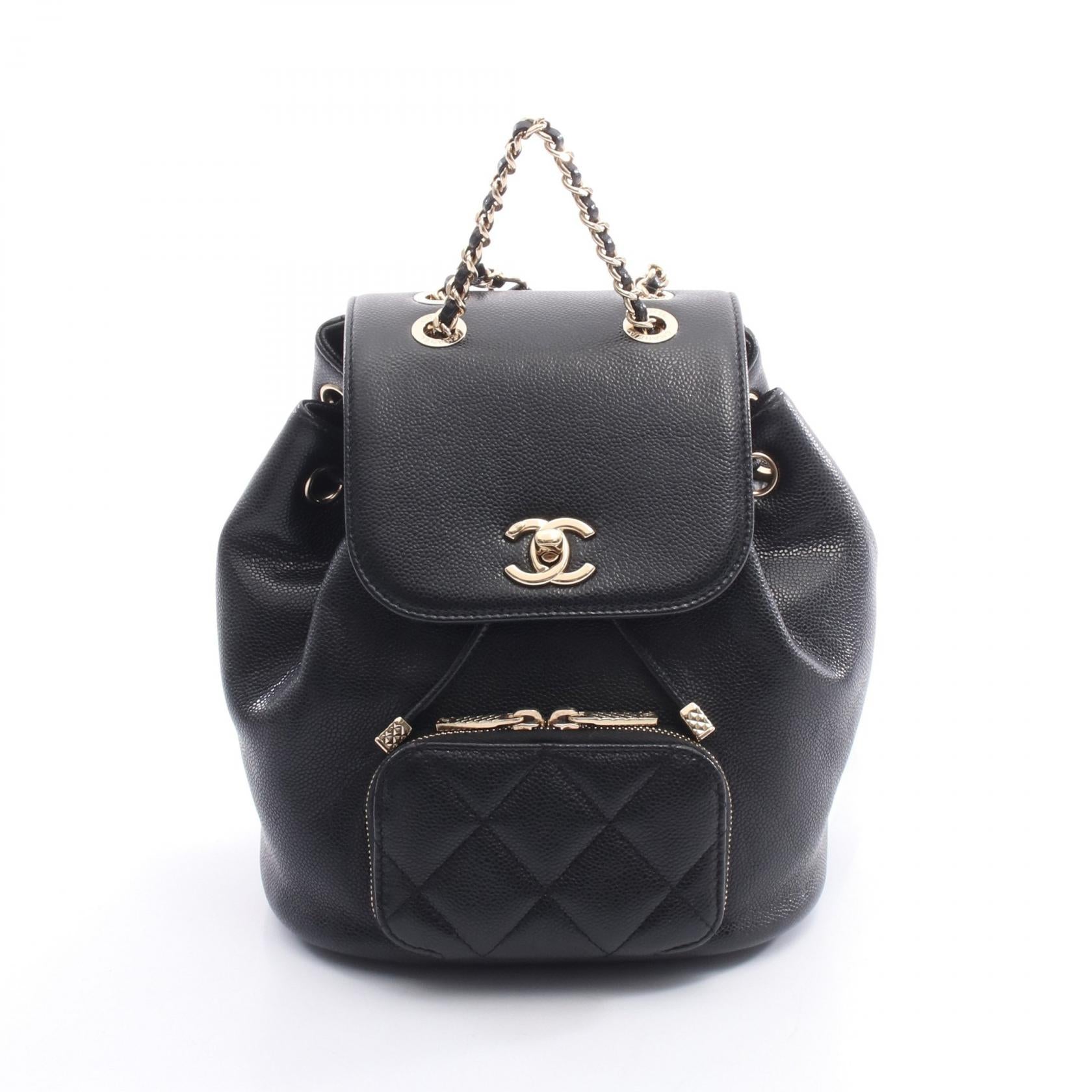 Chanel Matelassé Grained Calfskin Backpack