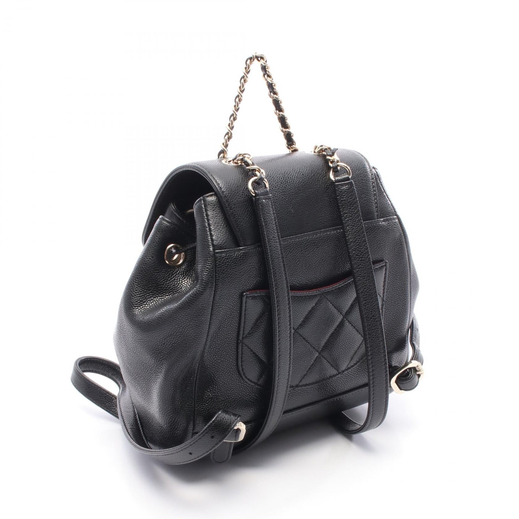 Chanel Matelassé Grained Calfskin Backpack