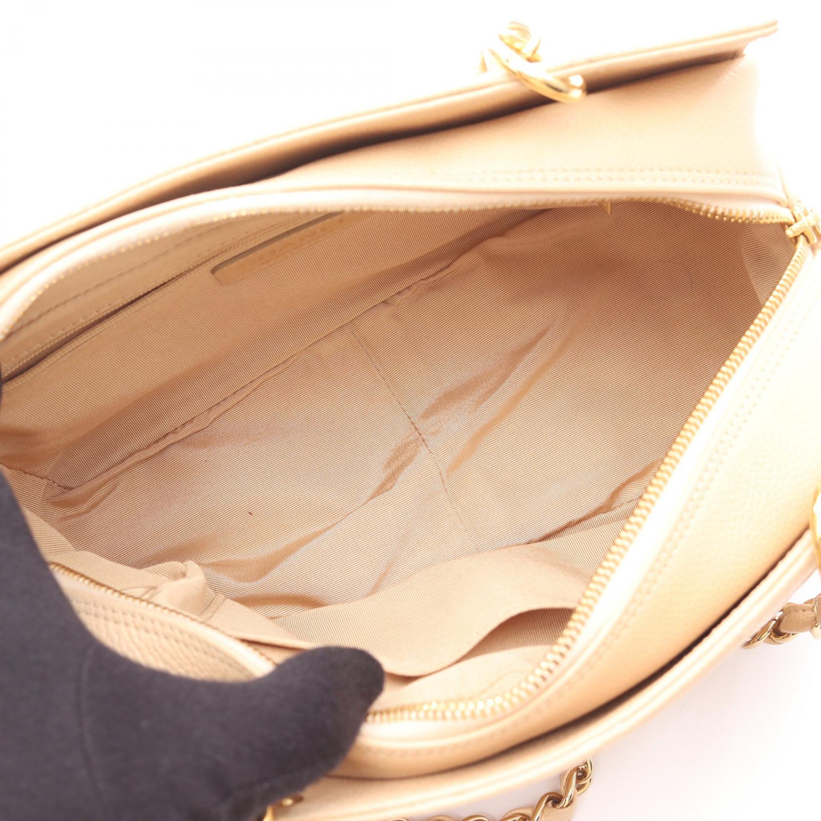 Chanel Matelassé De Coco Mark Calf Shoulder Bag