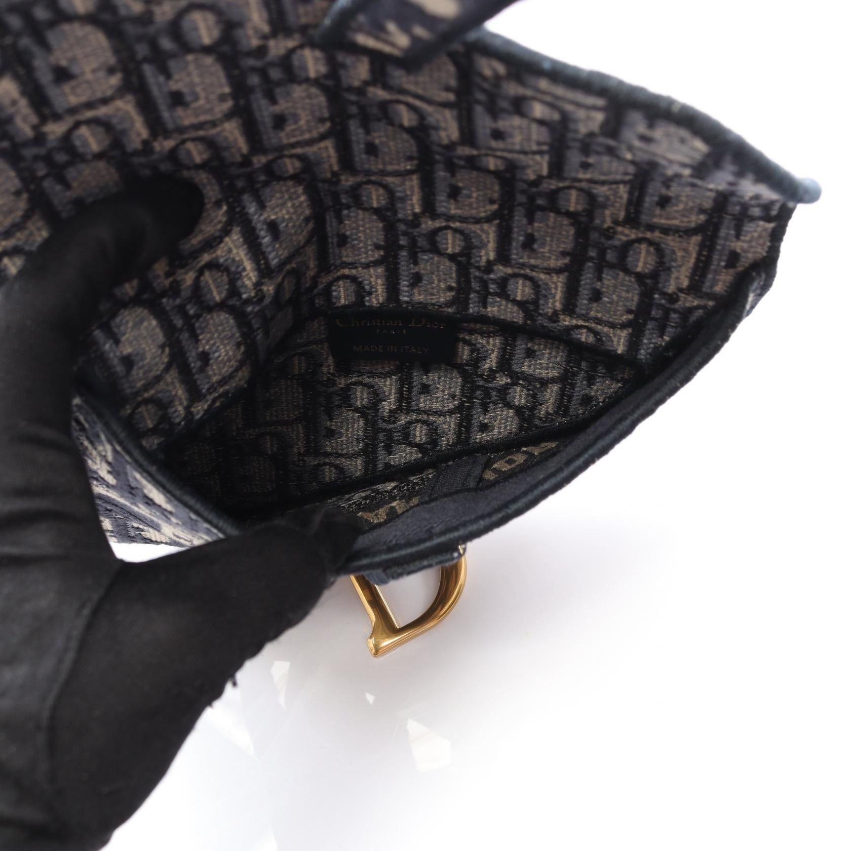 Dior Saddle Bag Canvas Waist Bag
