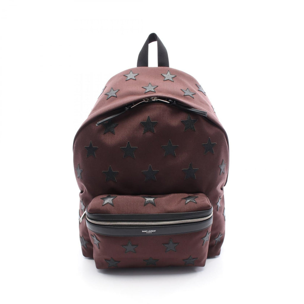 Saint Laurent Paris Classic City California Canvas Leather Backpack