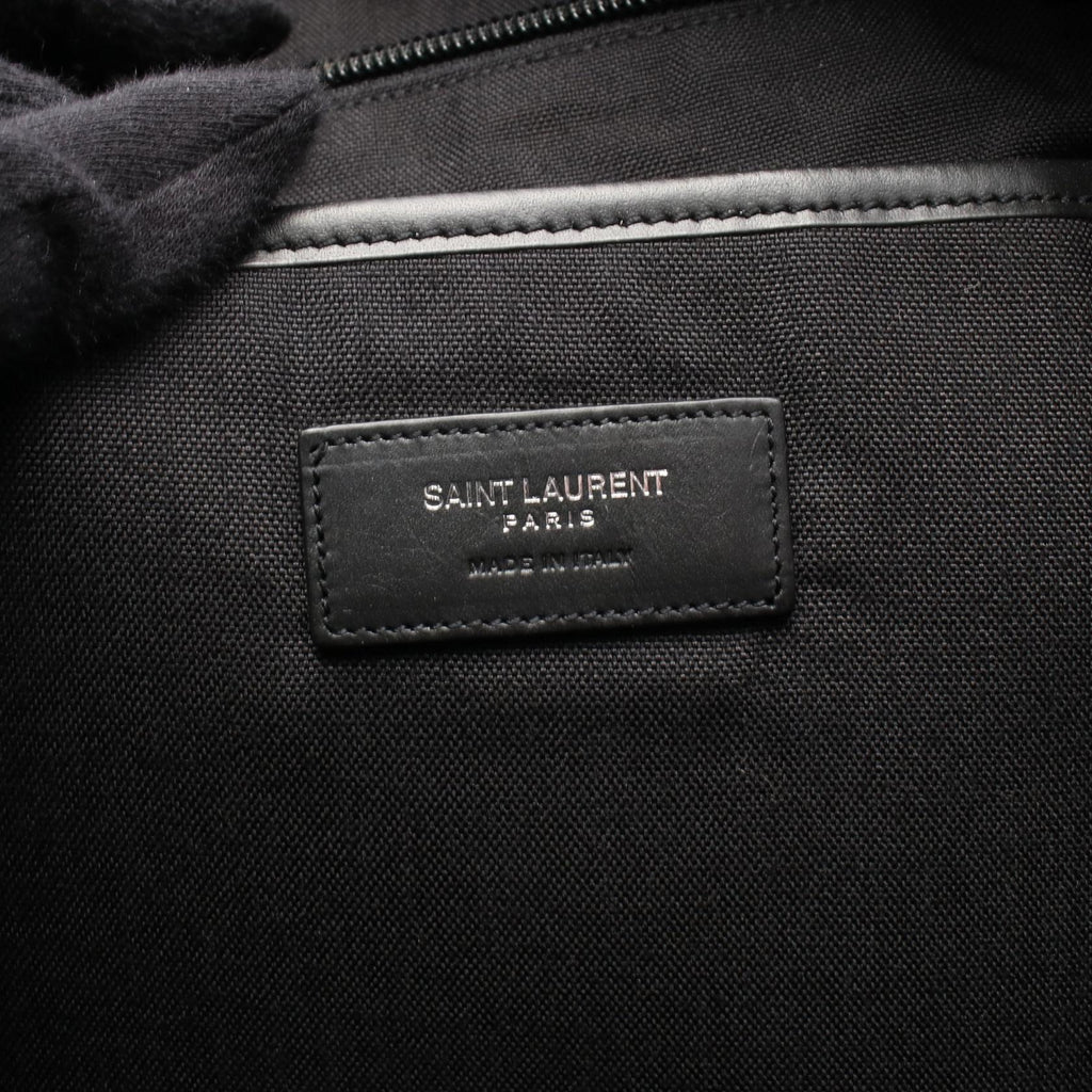 Saint Laurent Paris Classic City California Canvas Leather Backpack