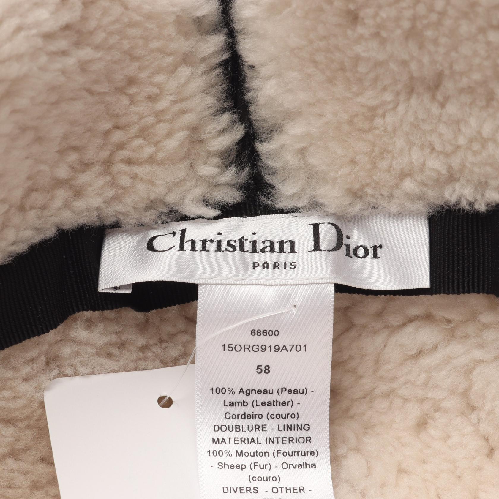 Dior ORIGIN Sheepskin Cap