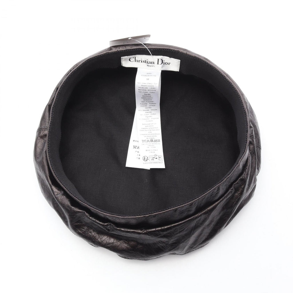 Dior Leather Hat