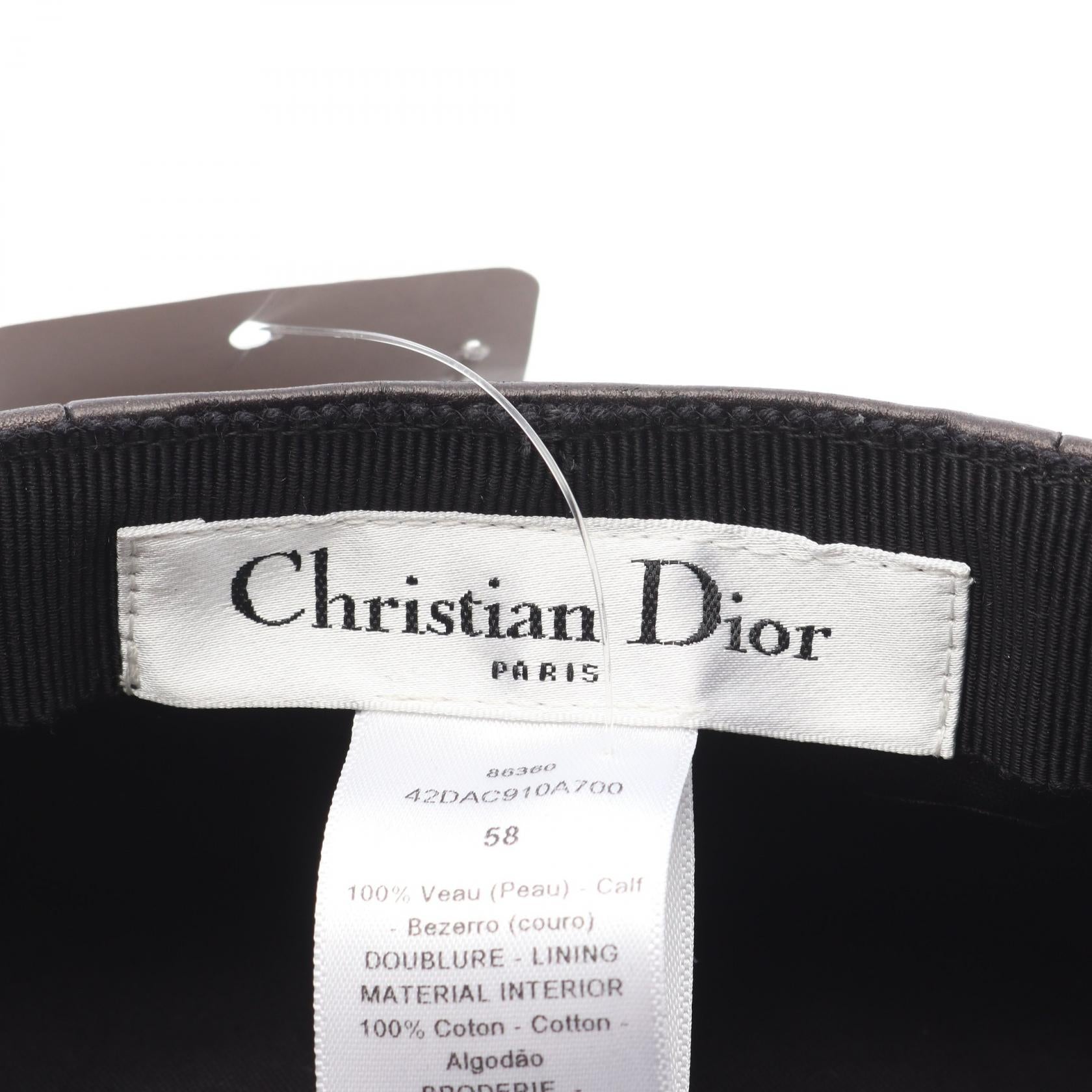 Dior Leather Hat