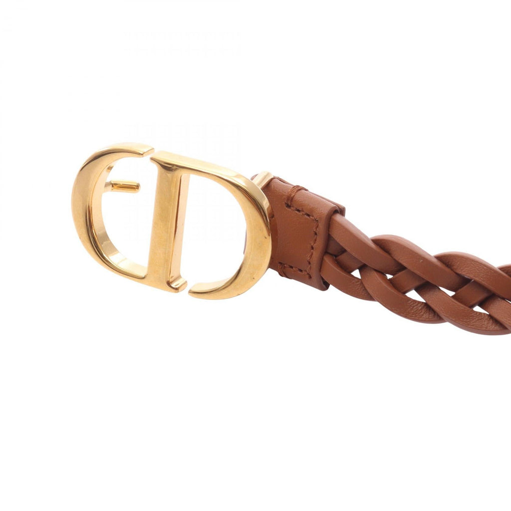 Dior CD Logo Mesh Leather Double Belt