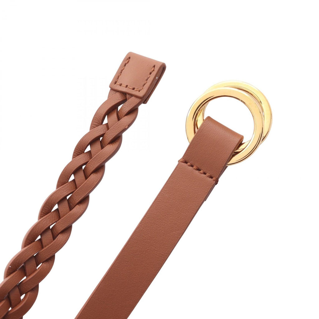 Dior CD Logo Mesh Leather Double Belt
