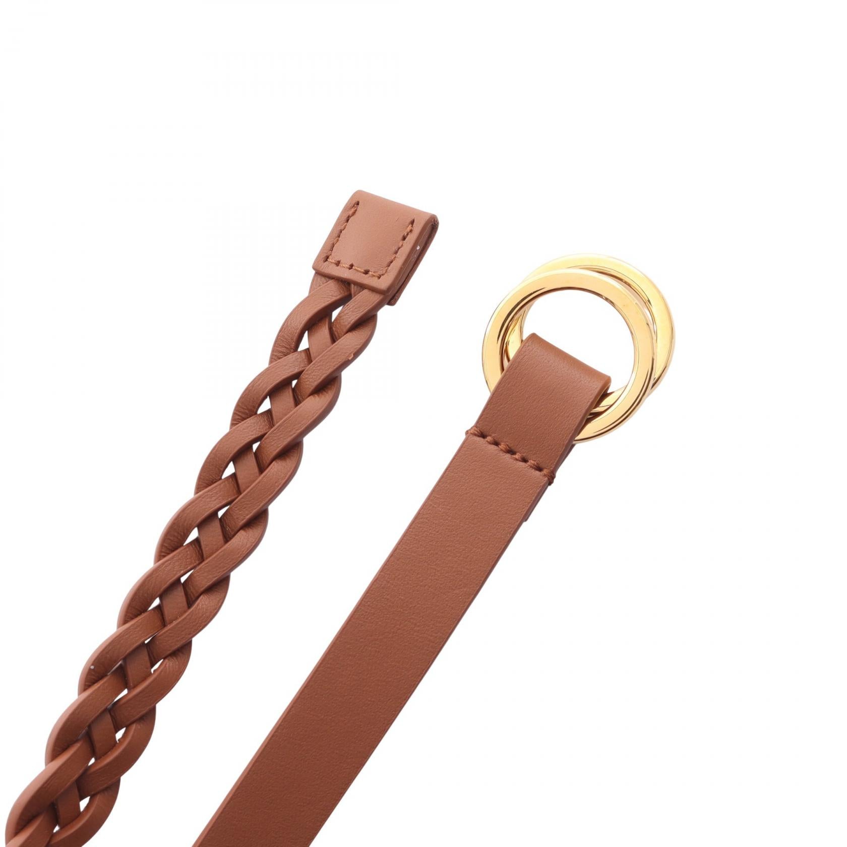 Dior Double Belt Leather Belt
