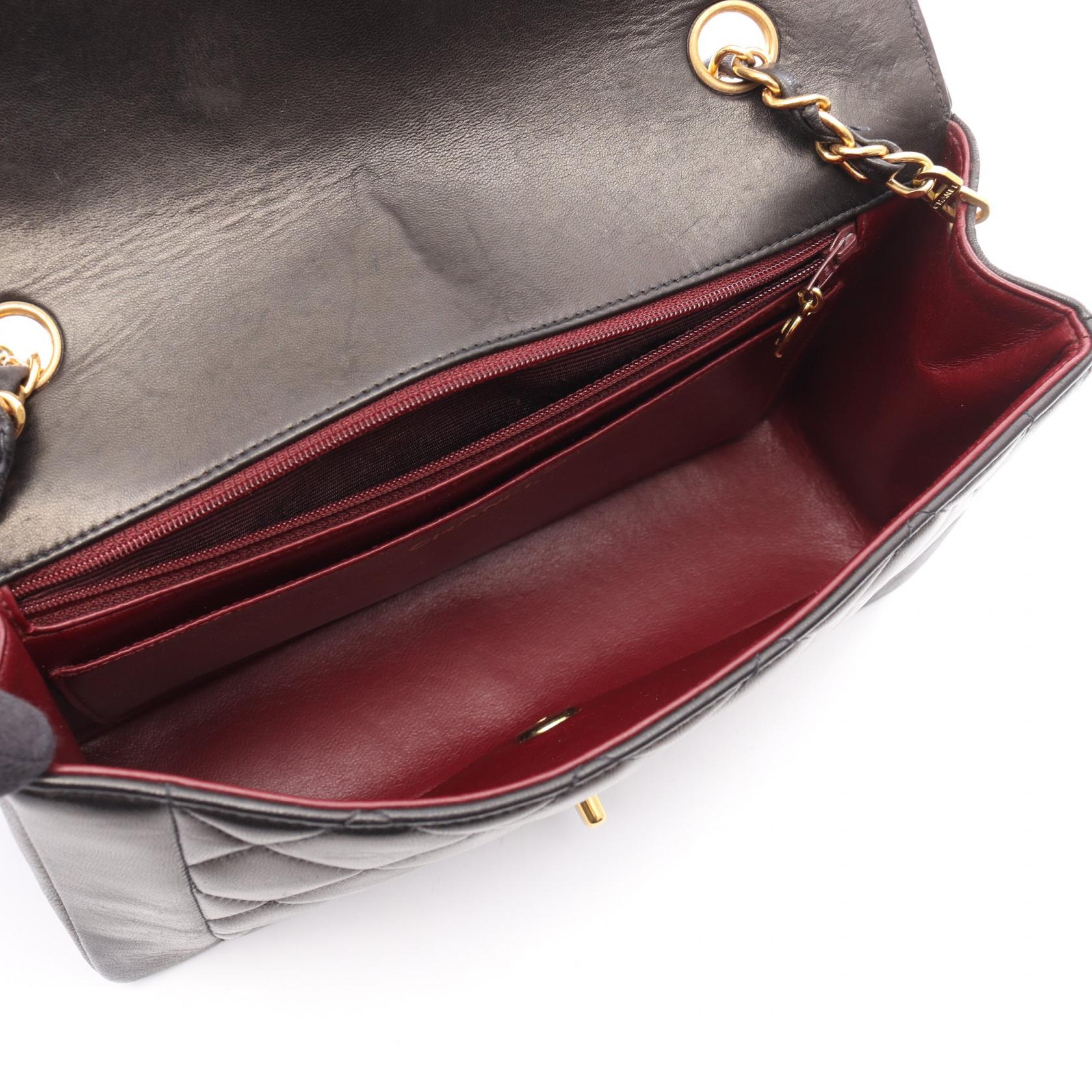 Chanel Matelasse Diana Flap Lambskin Shoulder Bag