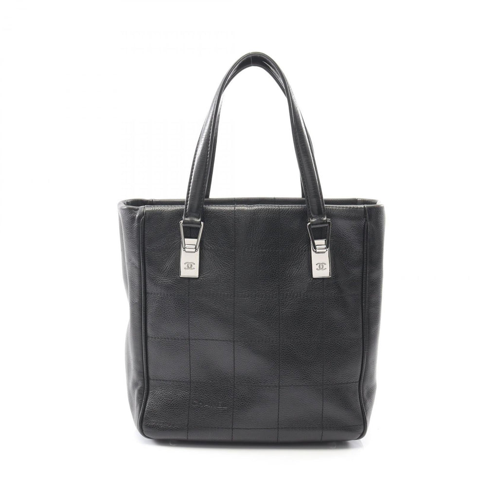 Chanel Choco Bar Grained Calfskin Tote Bag