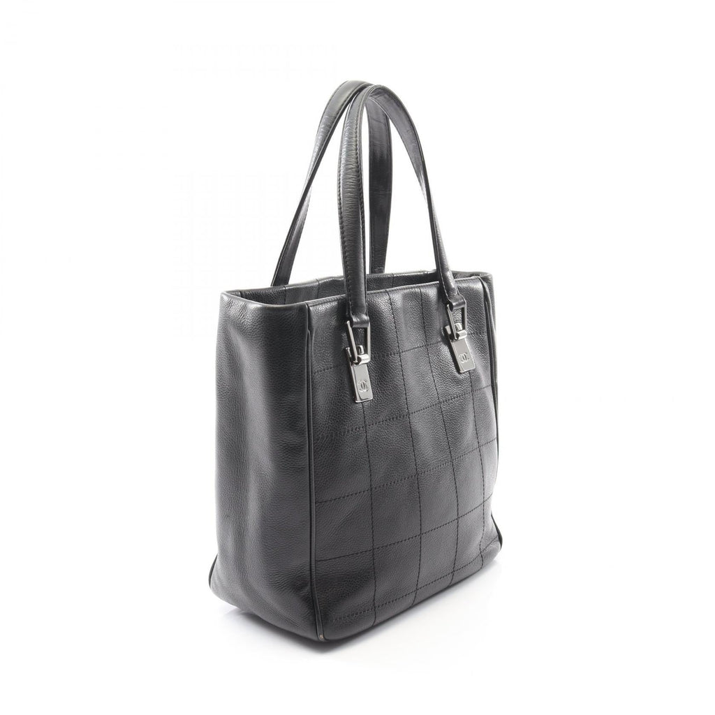 Chanel Choco Bar Grained Calfskin Tote Bag