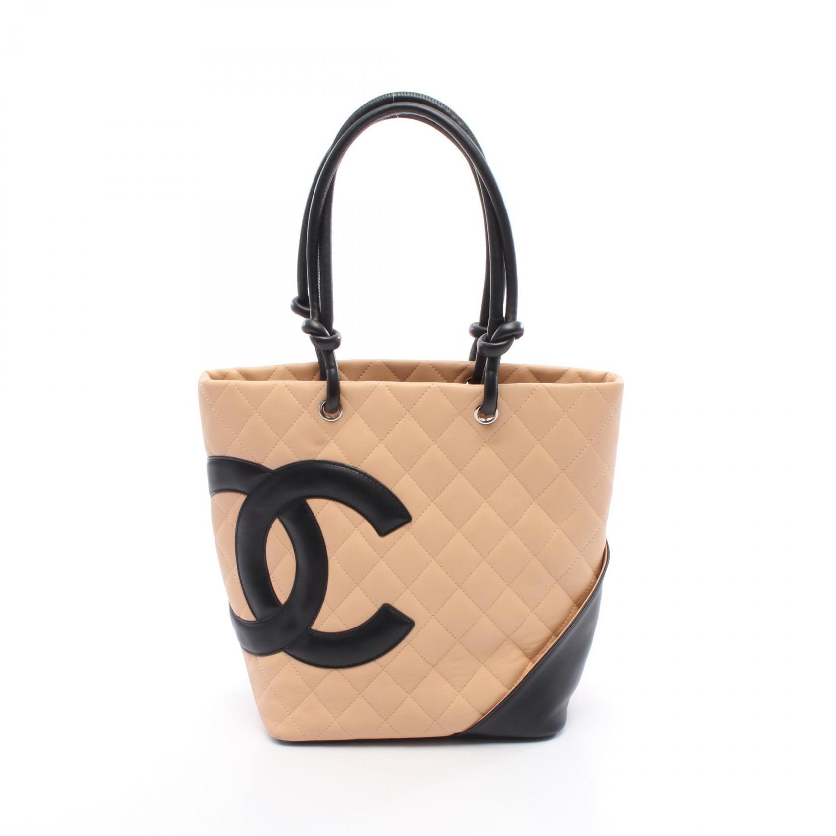 Chanel Cambon Line Lambskin Tote Bag