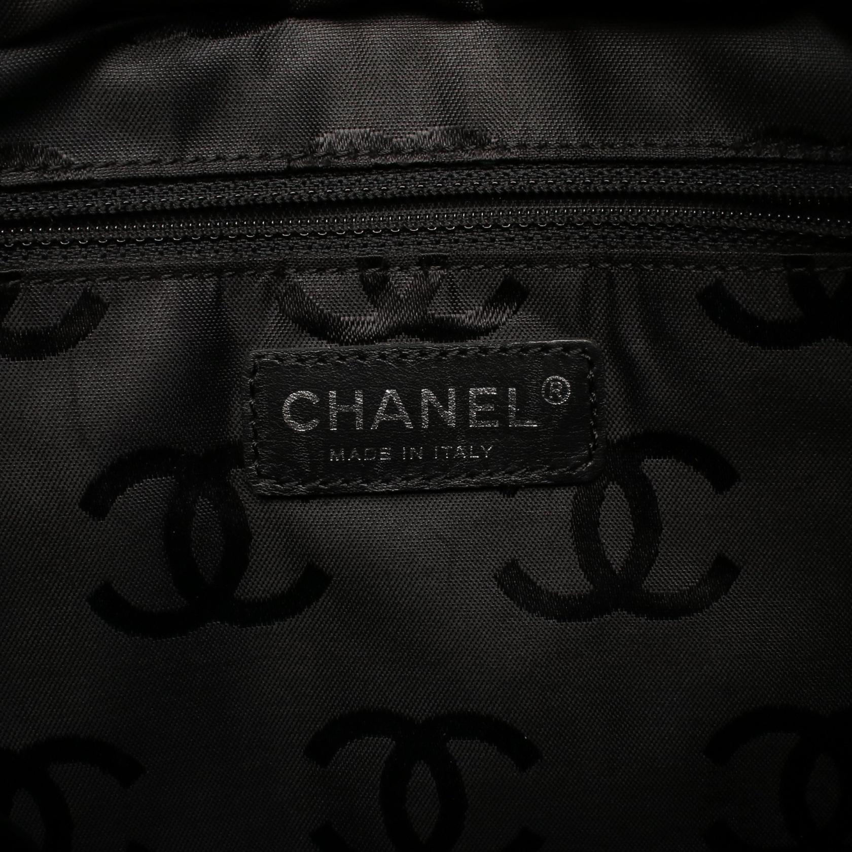 Chanel Cambon Line Lambskin Tote Bag