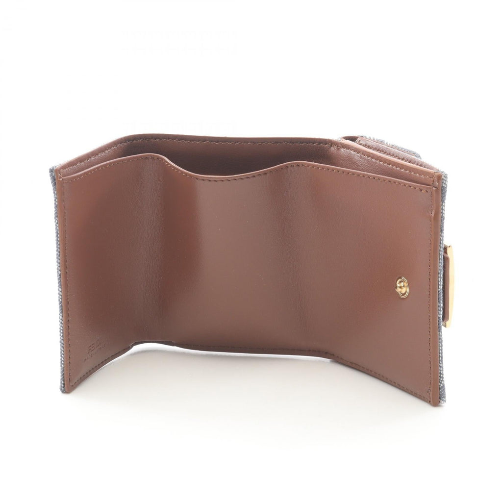 Fendi Baguette Zucca Canvas Wallet