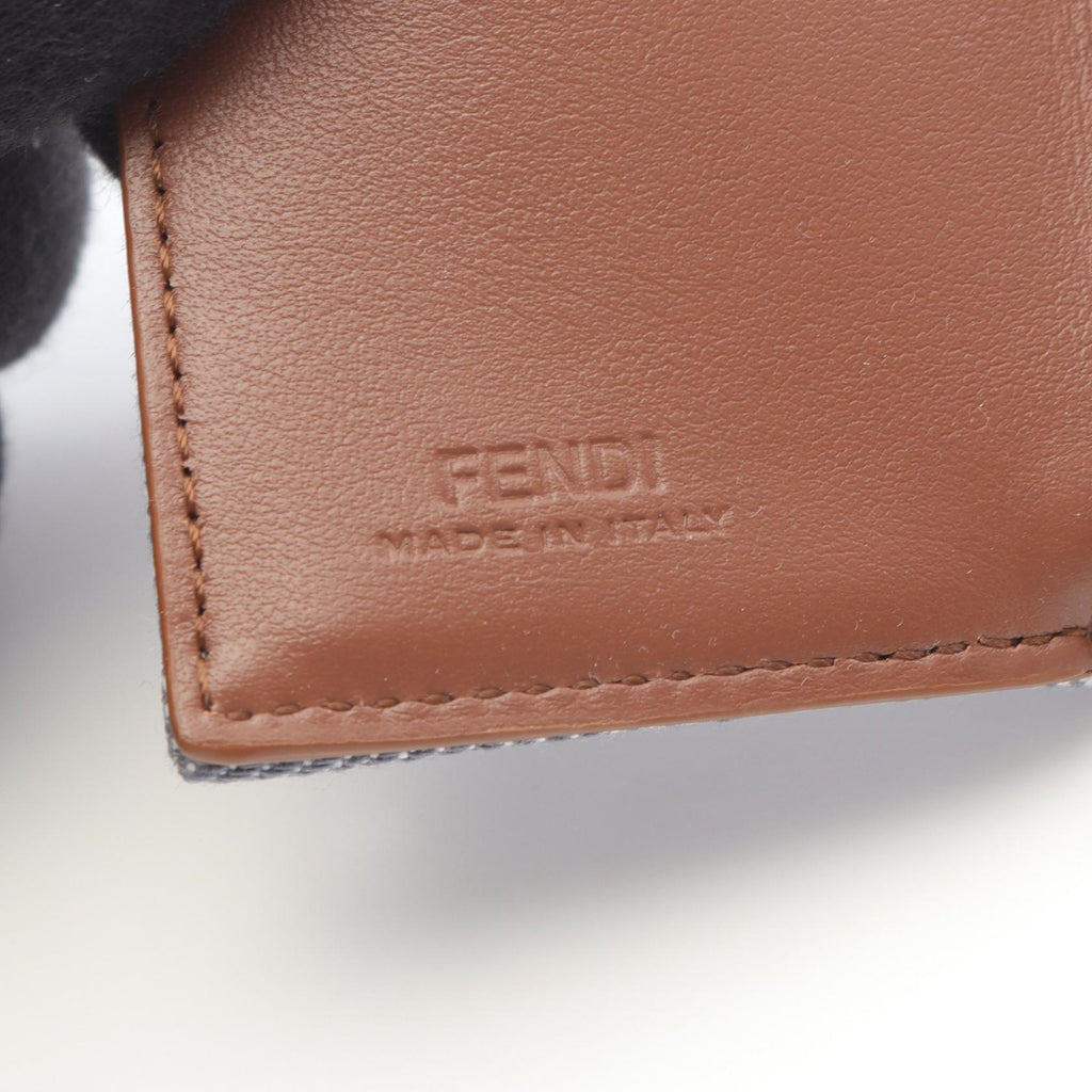 Fendi Baguette Zucca Canvas Wallet