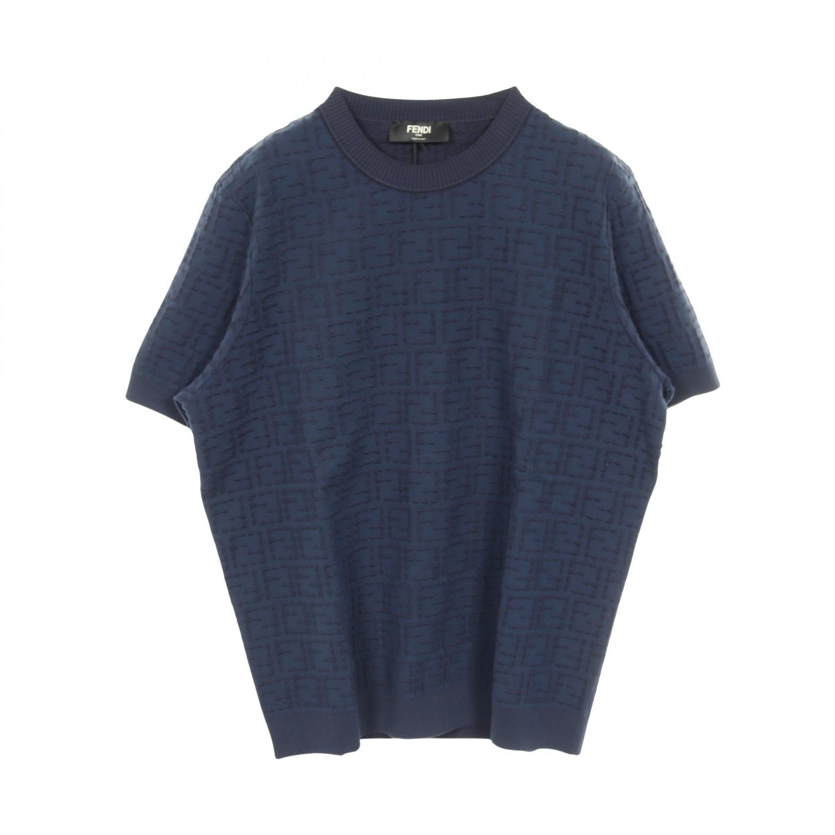 Fendi Selleria Cotton Nylon Pullover Knit