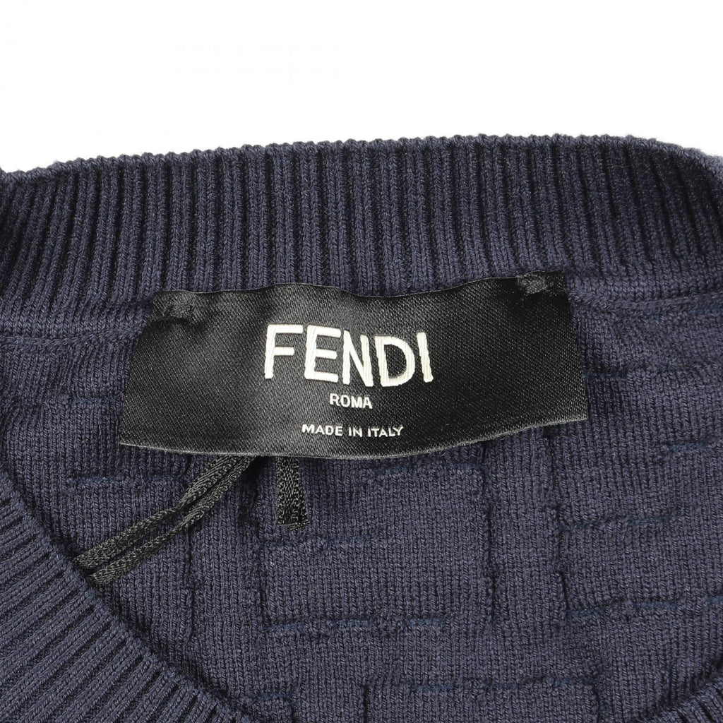 Fendi Selleria Cotton Nylon Pullover Knit