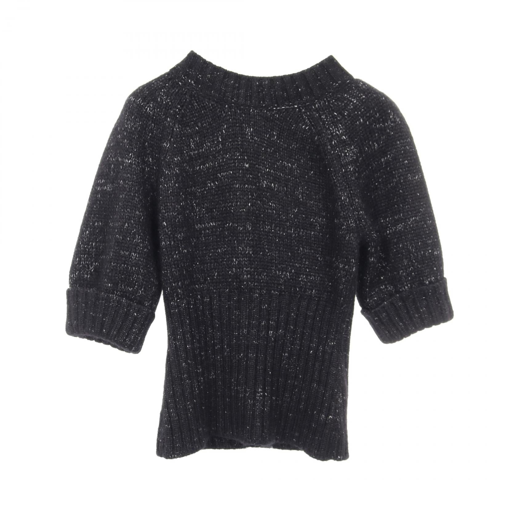 Chanel Coco Mark Button Cashmere Mohair Knitwear