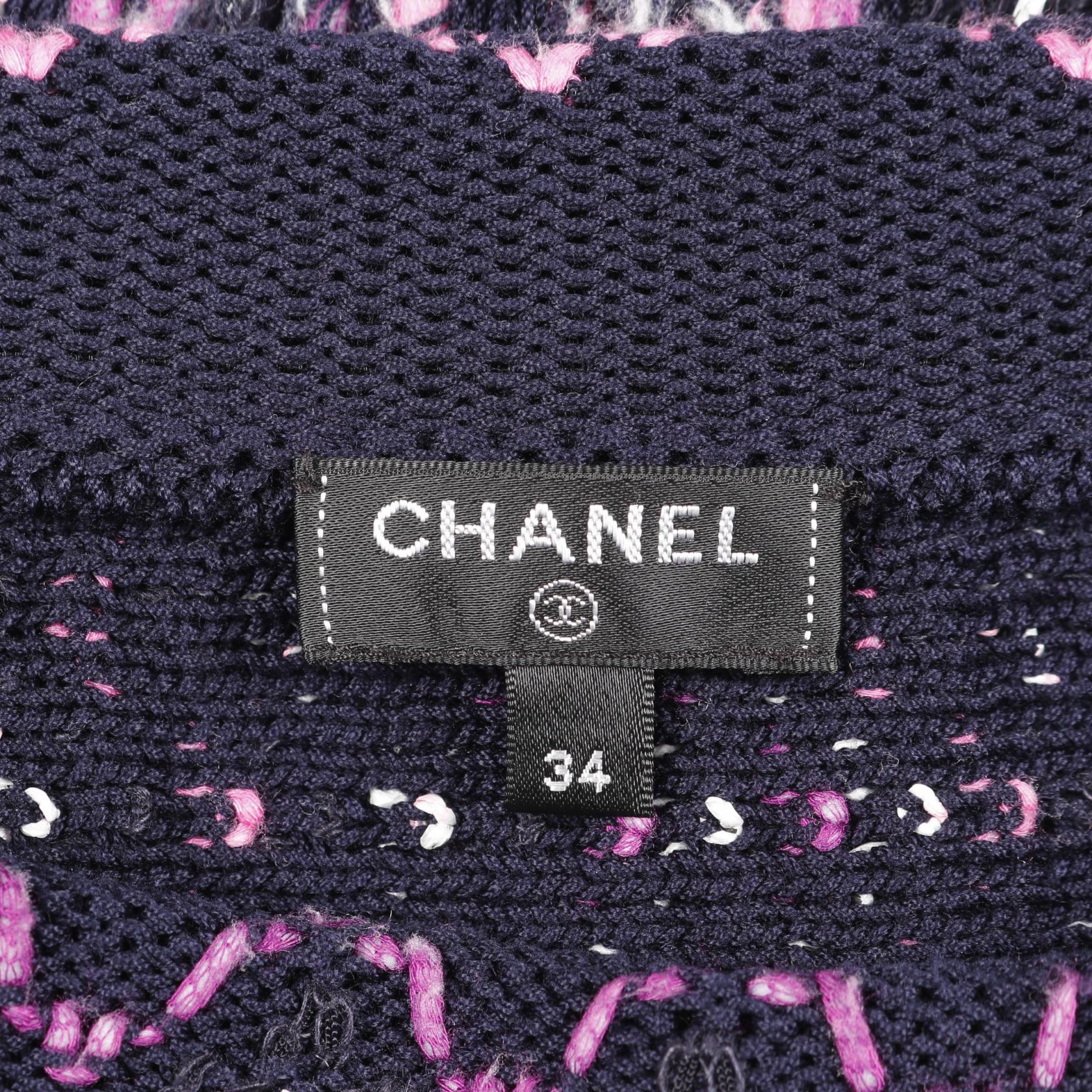 Chanel Coco Mark Cotton Nylon Skirt