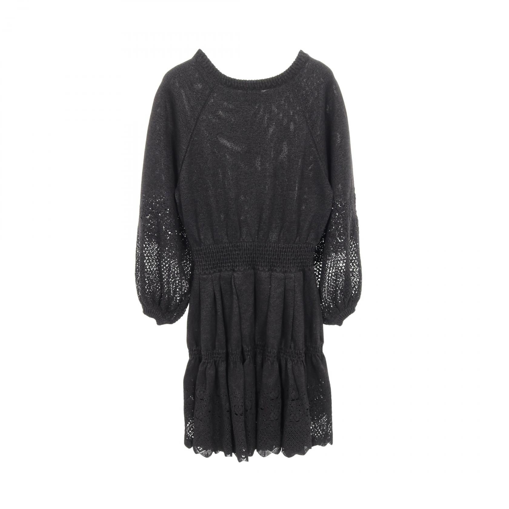 Chanel Coco Mark Button Viscose Dress