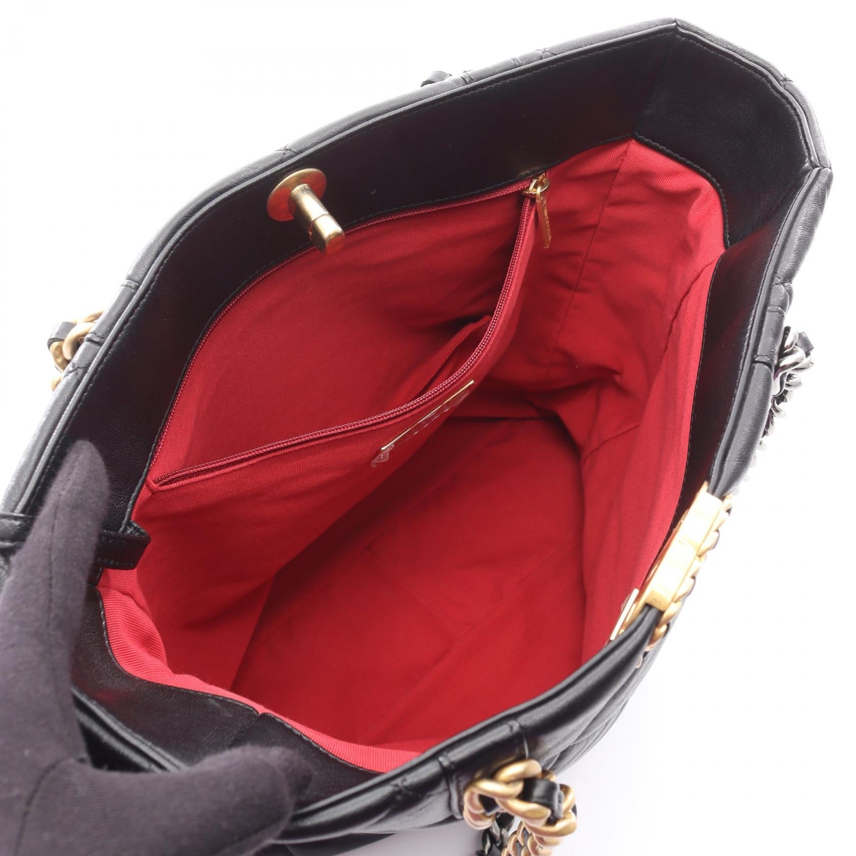 Chanel 19 Matelassé Lambskin Shoulder Bag
