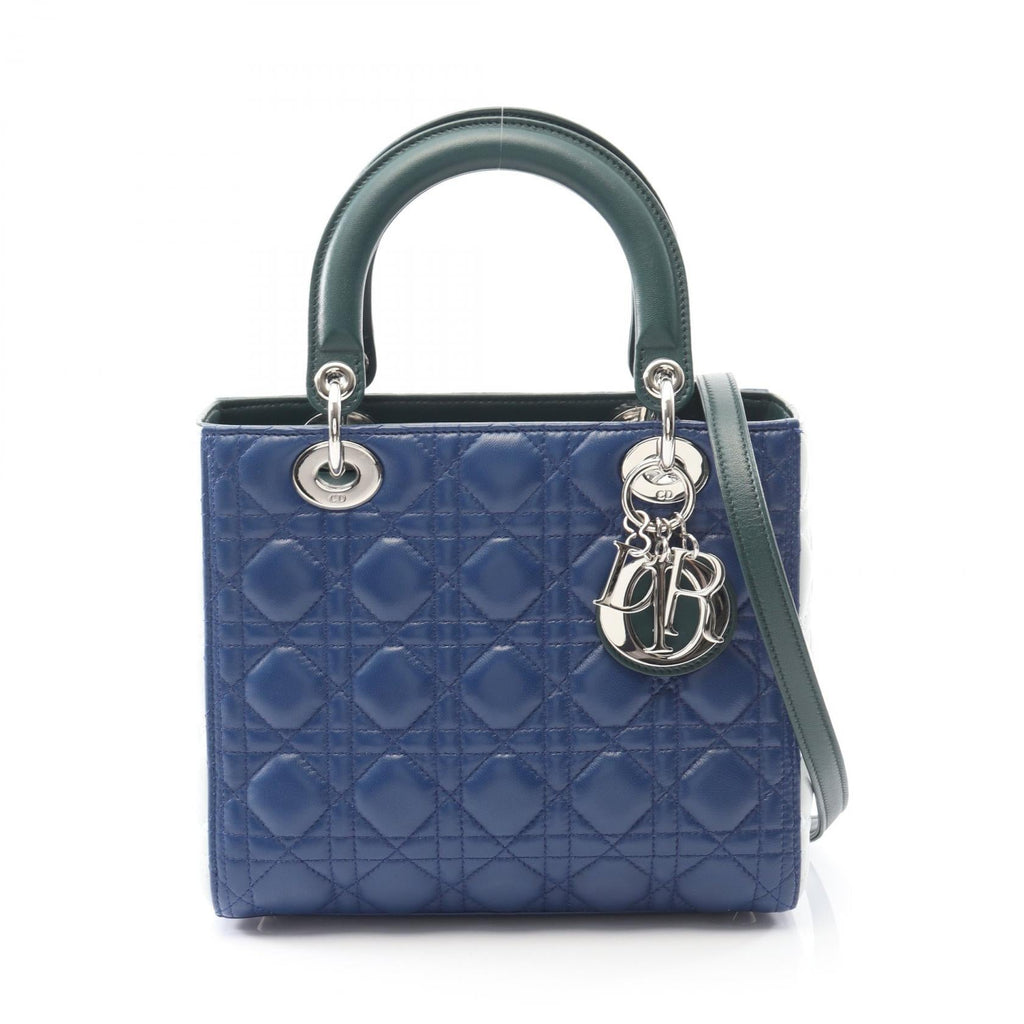 Dior LADY DIOR Cannage Leather Handbag