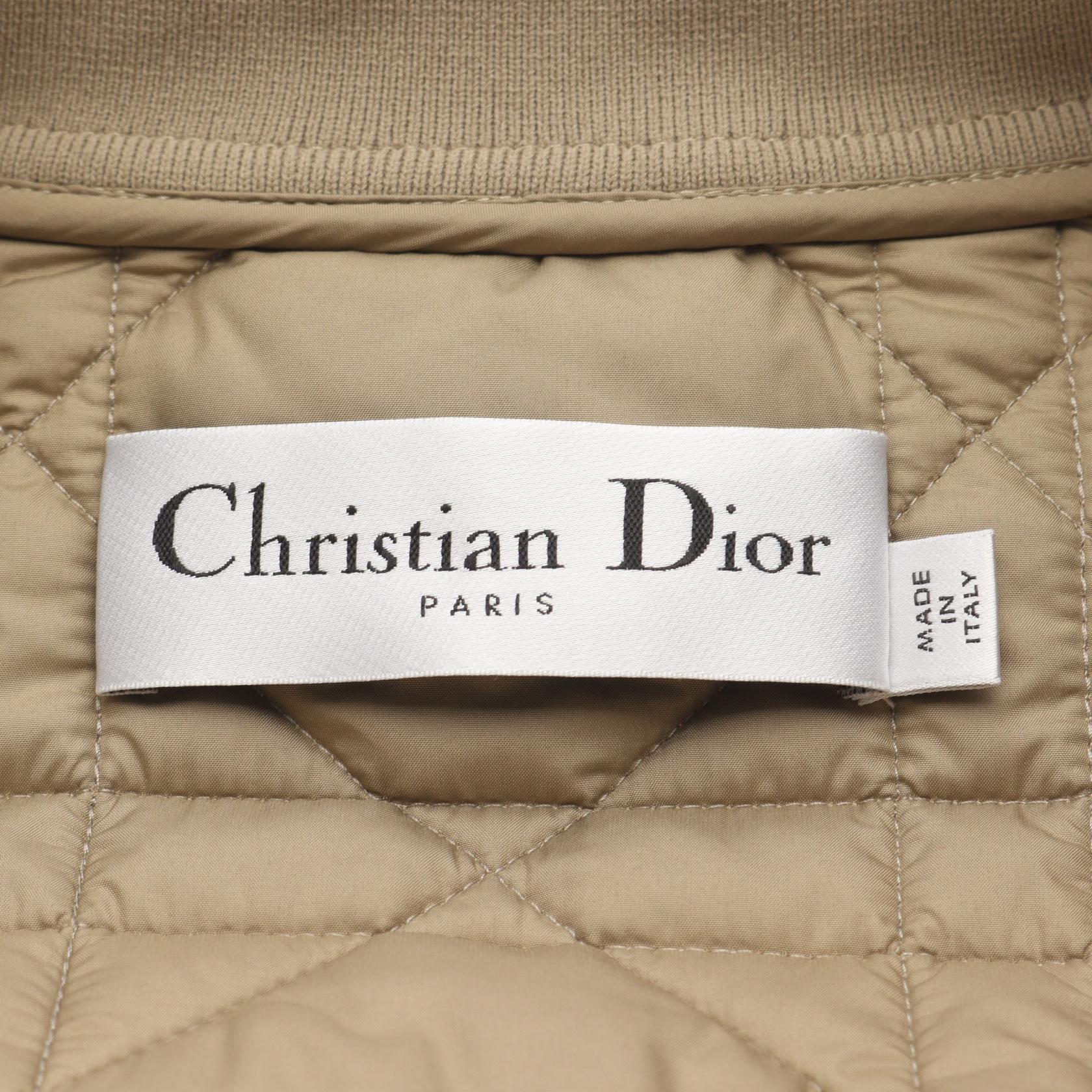 Dior Macro Cannage BEE Embroidery Cotton Outerwear