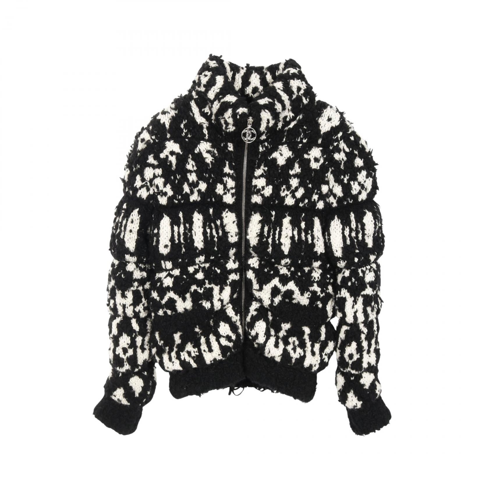 Chanel Coco Mark Wool Cashmere Blouson